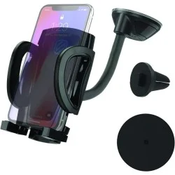 Scosche stuckup window/dash + vent 4 in 1 universal mounting kit for mobile devices _black